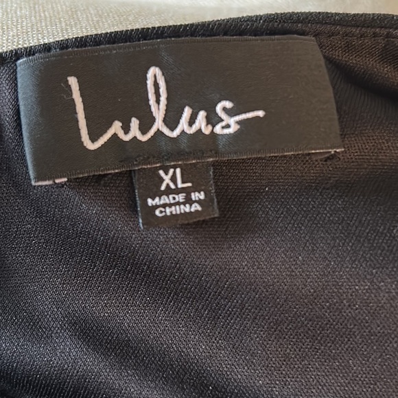 NWT Lulus Total Knockout Black Backless Cutout Bodycon Dress - XL - Picture 12 of 16